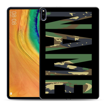 Силиконовый чехол на Huawei MatePad Pro с принтом NAME