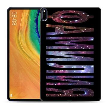Силиконовый чехол на Huawei MatePad Pro с принтом ФАМИЛИЯ