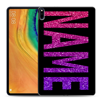 Силиконовый чехол на Huawei MatePad Pro с принтом NAME
