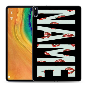 Силиконовый чехол на Huawei MatePad Pro с принтом NAME