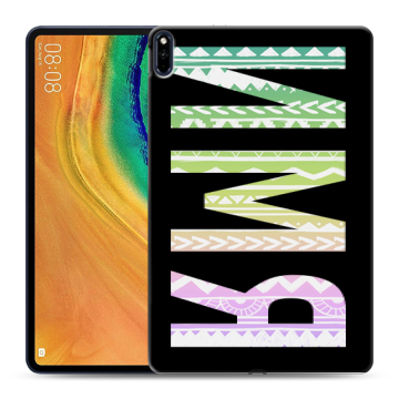 Силиконовый чехол на Huawei MatePad Pro с принтом ИМЯ