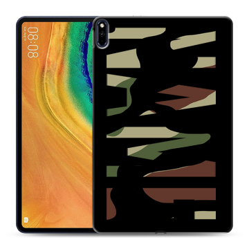 Силиконовый чехол на Huawei MatePad Pro с принтом NAME