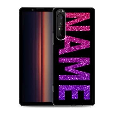 Силиконовый чехол на Sony Xperia 1 II с принтом NAME