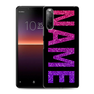 Силиконовый чехол на Sony Xperia 10 II с принтом NAME