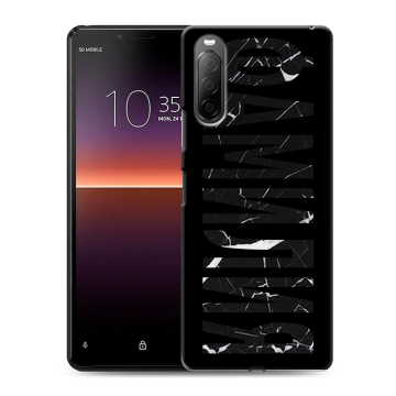 Силиконовый чехол на Sony Xperia 10 II с принтом ФАМИЛИЯ