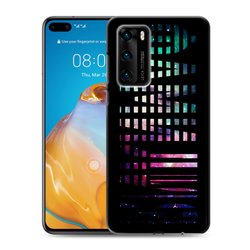 Силиконовый чехол на Huawei P40 с принтом ФАМИЛИЯ