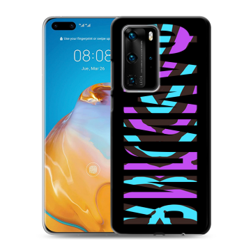 Силиконовый чехол на Huawei P40 Pro с принтом ФАМИЛИЯ