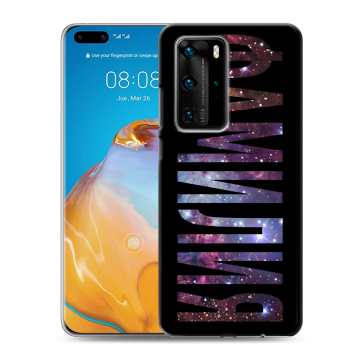 Силиконовый чехол на Huawei P40 Pro с принтом ФАМИЛИЯ