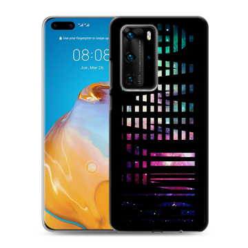 Силиконовый чехол на Huawei P40 Pro с принтом ФАМИЛИЯ