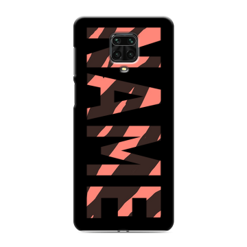 Силиконовый чехол на Xiaomi Redmi Note 9 Pro с принтом NAME
