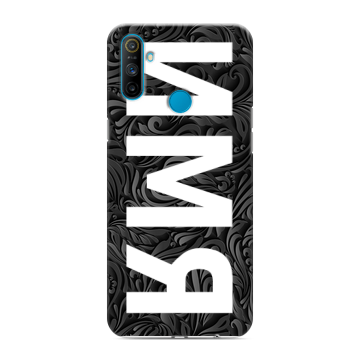 Силиконовый чехол на Realme C3 с принтом ИМЯ