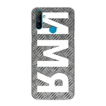 Силиконовый чехол на Realme C3 с принтом ИМЯ