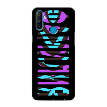 Силиконовый чехол на Realme C3 с принтом ФАМИЛИЯ