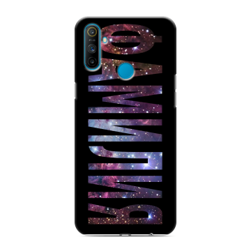 Силиконовый чехол на Realme C3 с принтом ФАМИЛИЯ
