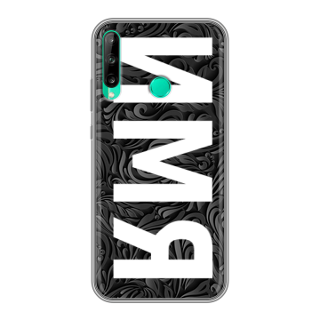 Силиконовый чехол на Huawei P40 Lite E с принтом ИМЯ