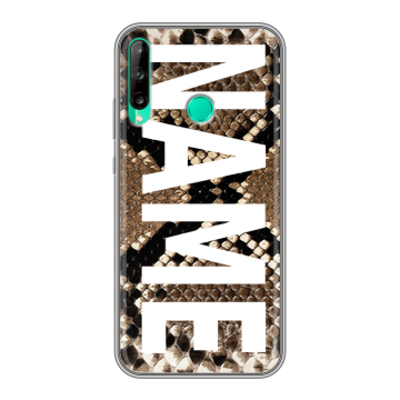 Силиконовый чехол на Huawei P40 Lite E с принтом NAME