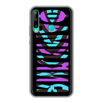 Силиконовый чехол на Huawei P40 Lite E с принтом ФАМИЛИЯ