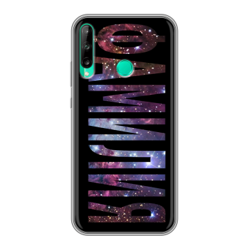 Силиконовый чехол на Huawei P40 Lite E с принтом ФАМИЛИЯ