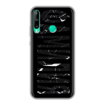 Силиконовый чехол на Huawei P40 Lite E с принтом ФАМИЛИЯ