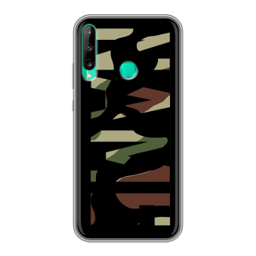 Силиконовый чехол на Huawei P40 Lite E с принтом NAME
