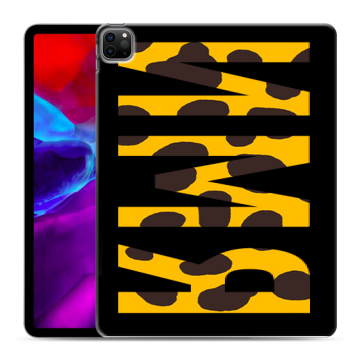 Силиконовый чехол на Ipad Pro 12.9 (2020) с принтом ИМЯ