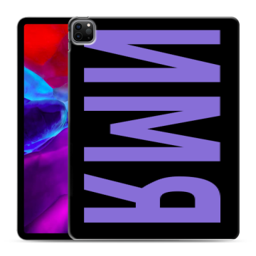 Силиконовый чехол на Ipad Pro 12.9 (2020) с принтом ИМЯ