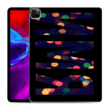 Силиконовый чехол на Ipad Pro 12.9 (2020) с принтом ИМЯ