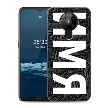Силиконовый чехол на Nokia 5.3 с принтом ИМЯ