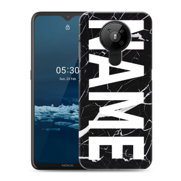 Силиконовый чехол на Nokia 5.3 с принтом NAME