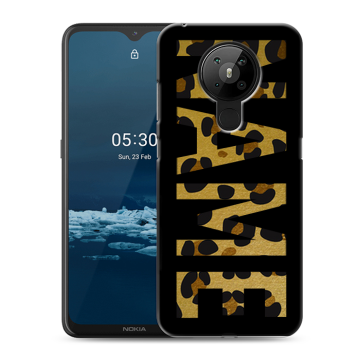Силиконовый чехол на Nokia 5.3 с принтом NAME