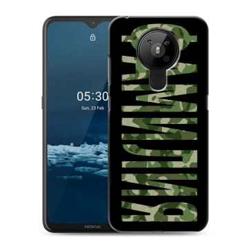 Силиконовый чехол на Nokia 5.3 с принтом ФАМИЛИЯ