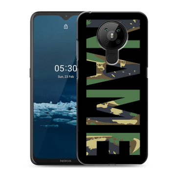 Силиконовый чехол на Nokia 5.3 с принтом NAME