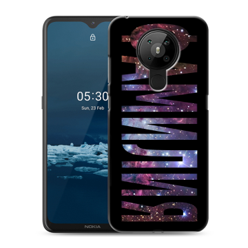 Силиконовый чехол на Nokia 5.3 с принтом ФАМИЛИЯ
