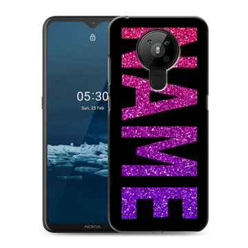 Силиконовый чехол на Nokia 5.3 с принтом NAME