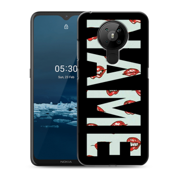 Силиконовый чехол на Nokia 5.3 с принтом NAME