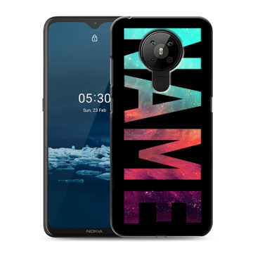 Силиконовый чехол на Nokia 5.3 с принтом NAME