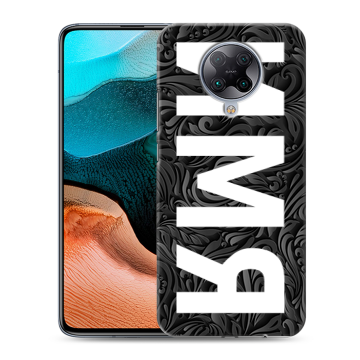Силиконовый чехол на Xiaomi RedMi K30 Pro с принтом ИМЯ