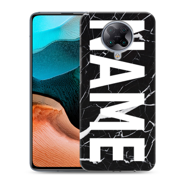 Силиконовый чехол на Xiaomi RedMi K30 Pro с принтом NAME