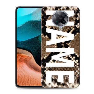 Силиконовый чехол на Xiaomi RedMi K30 Pro с принтом NAME