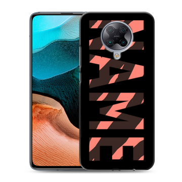 Силиконовый чехол на Xiaomi RedMi K30 Pro с принтом NAME