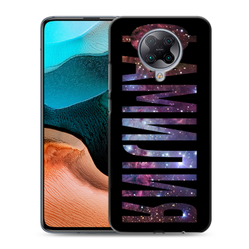 Силиконовый чехол на Xiaomi RedMi K30 Pro с принтом ФАМИЛИЯ