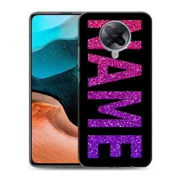 Силиконовый чехол на Xiaomi RedMi K30 Pro с принтом NAME