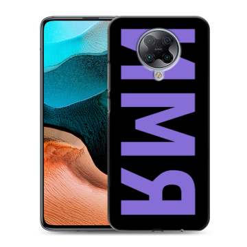 Силиконовый чехол на Xiaomi RedMi K30 Pro с принтом ИМЯ