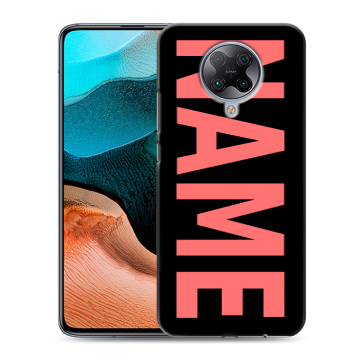 Силиконовый чехол на Xiaomi RedMi K30 Pro с принтом NAME