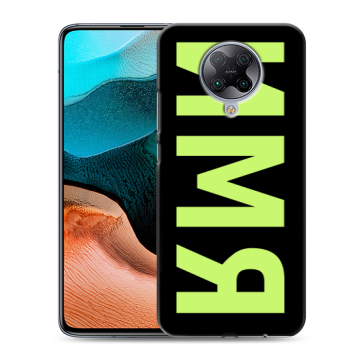 Силиконовый чехол на Xiaomi RedMi K30 Pro с принтом ИМЯ