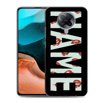 Силиконовый чехол на Xiaomi RedMi K30 Pro с принтом NAME