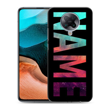 Силиконовый чехол на Xiaomi RedMi K30 Pro с принтом NAME