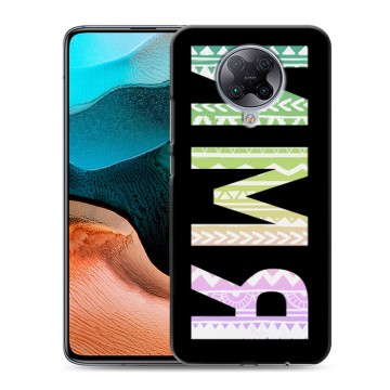 Силиконовый чехол на Xiaomi RedMi K30 Pro с принтом ИМЯ