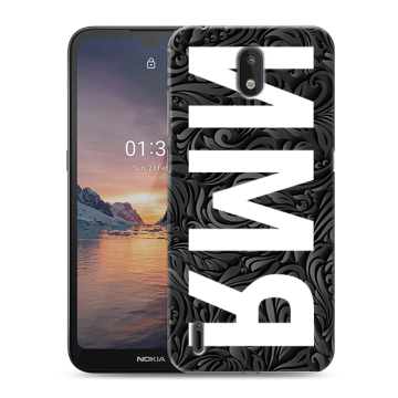Силиконовый чехол на Nokia 1.3 с принтом ИМЯ