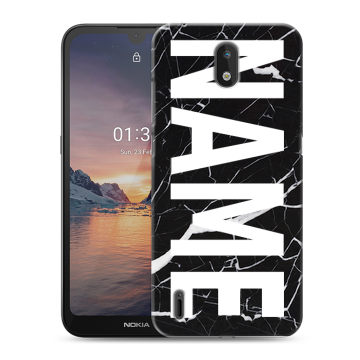 Силиконовый чехол на Nokia 1.3 с принтом NAME